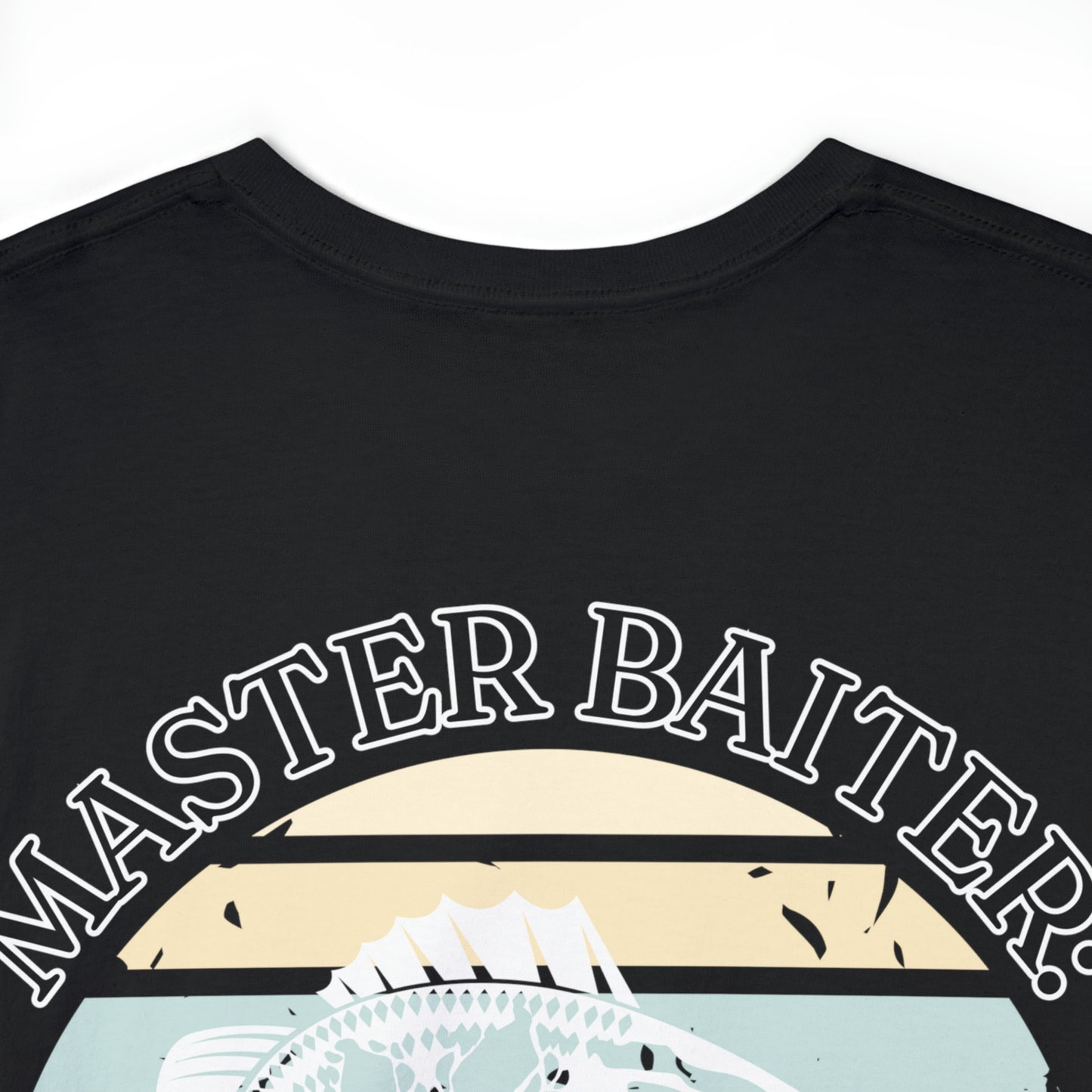 'Master Baiter: Helping you play with your rod' Unisex Heavy Cotton Tee