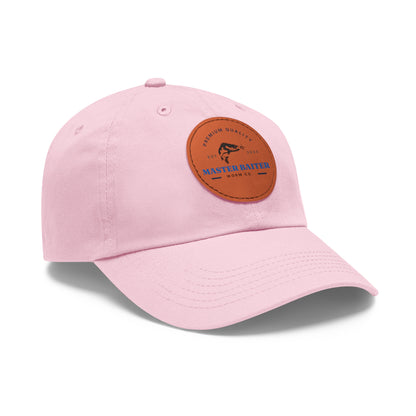 Master Baiter Dad Hat with Leather Patch (Round)