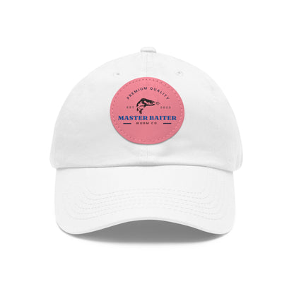 Master Baiter Dad Hat with Leather Patch (Round)