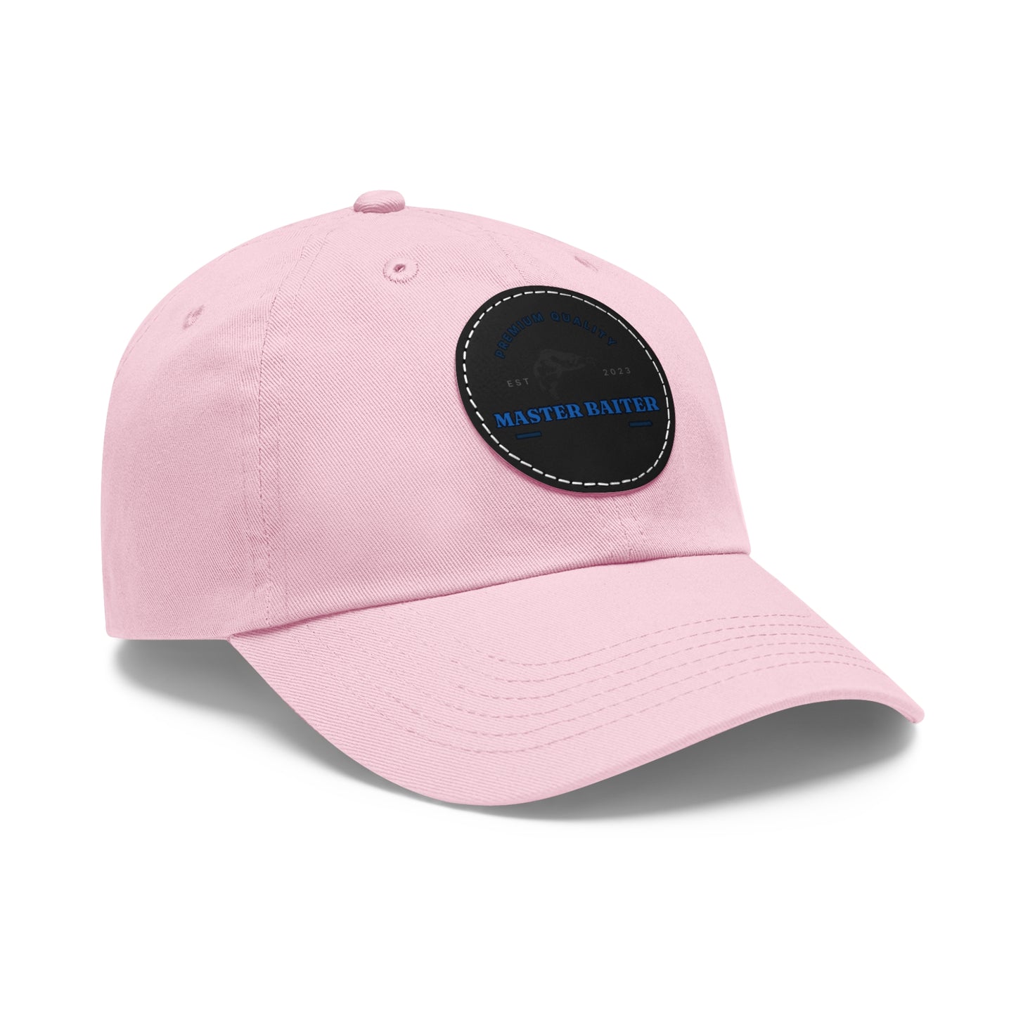 Master Baiter Dad Hat with Leather Patch (Round)