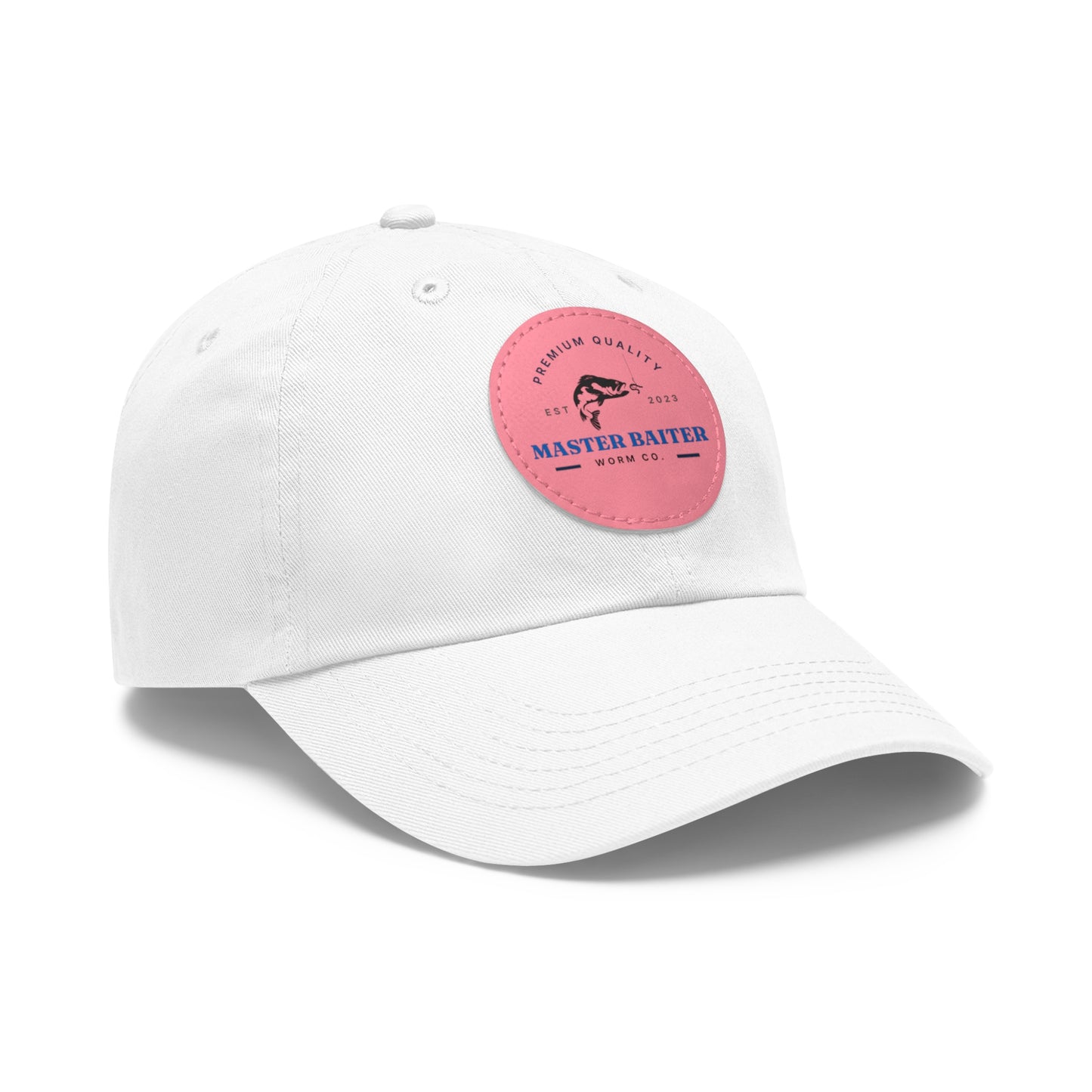 Master Baiter Dad Hat with Leather Patch (Round)