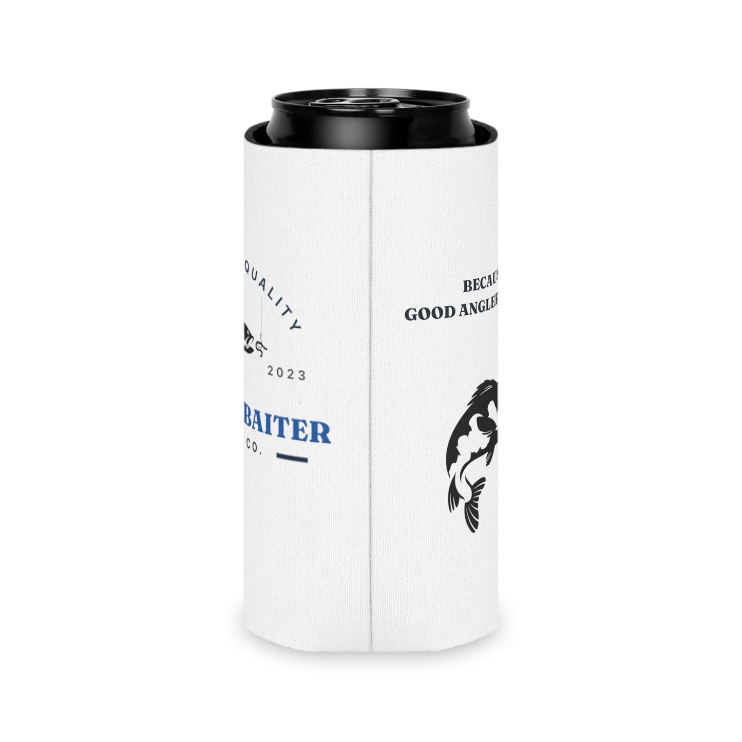 Master Baiter Worm Co. "Because every good angler needs a hand" Can Cooler