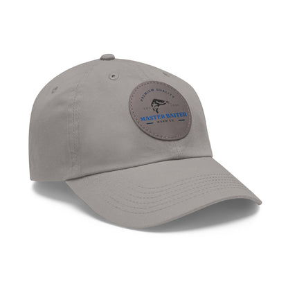 Master Baiter Dad Hat with Leather Patch (Round)