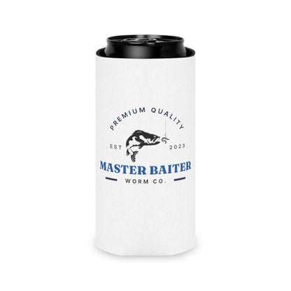 Master Baiter Worm Co. Can Cooler